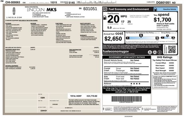 Used 2013 Lincoln MKS AWD image 28