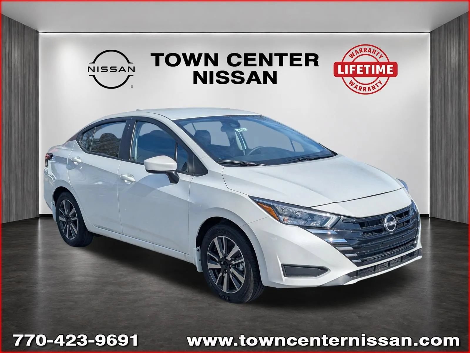 New 2025 Nissan Versa SV w/ Trunk Package FWD image 1