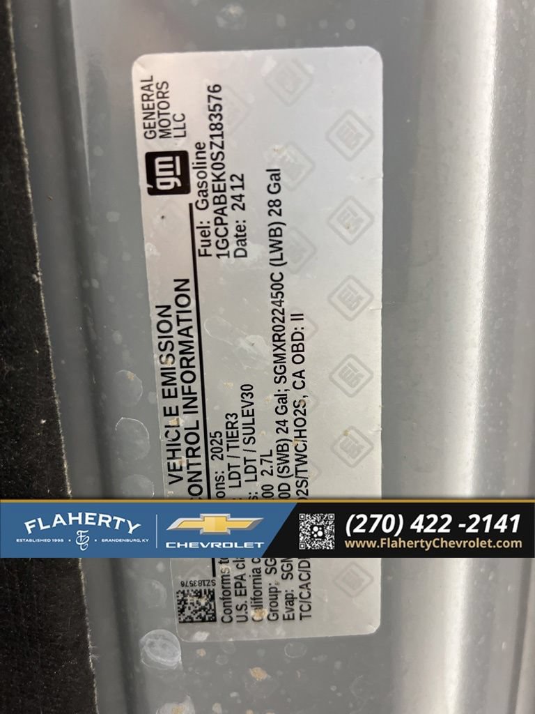 Used 2025 Chevrolet Silverado 1500 Custom RWD image 17