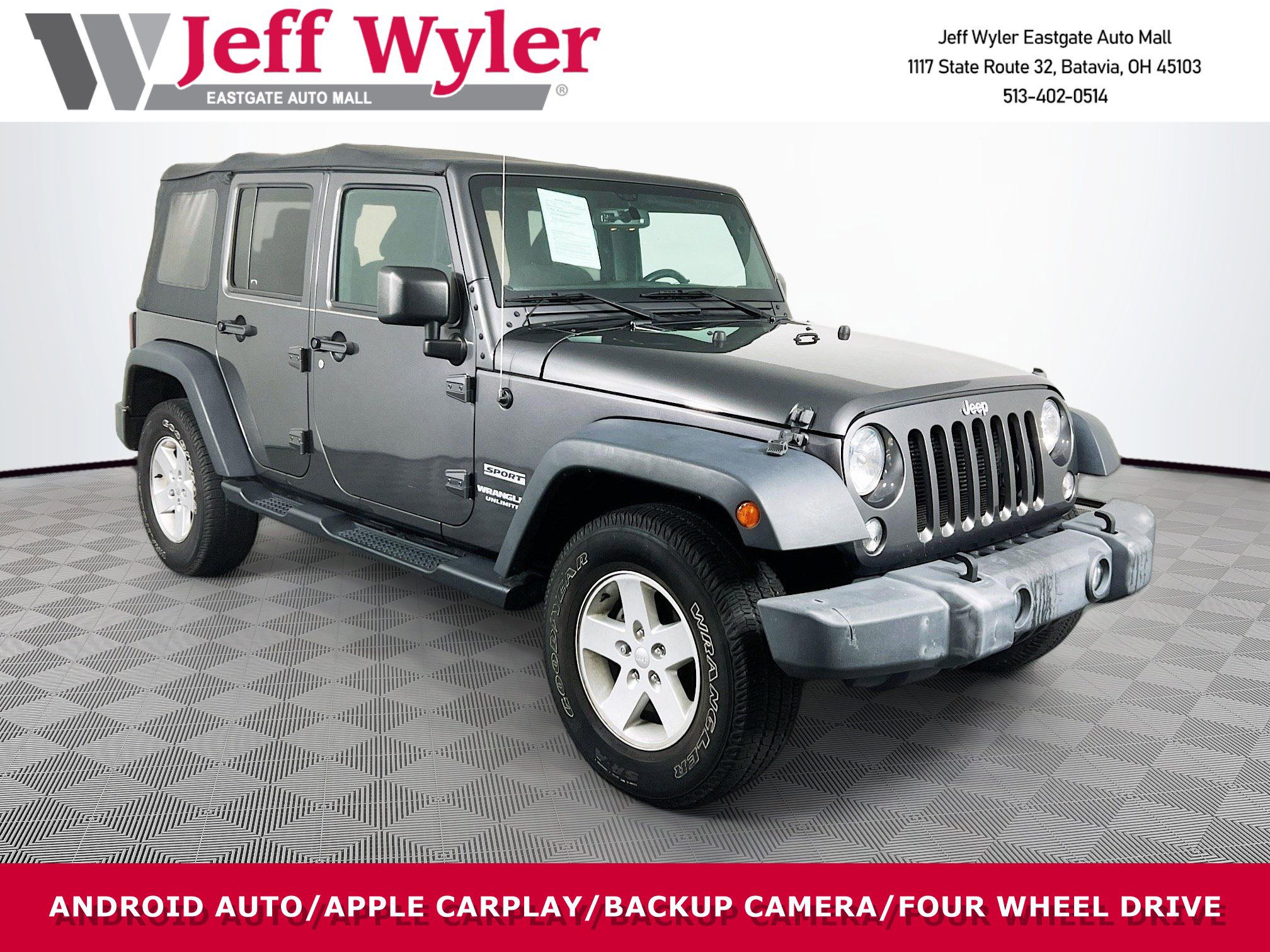 Used 2017 Jeep Wrangler Unlimited Sport w/ Quick Order Package 24S