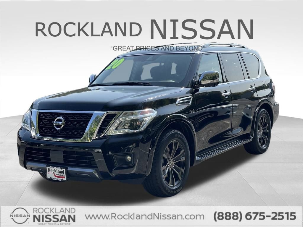 Certified 2020 Nissan Armada Platinum w/ Captain's Chairs Package image 1