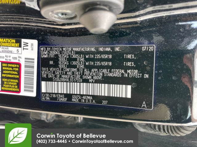 Used 2020 Toyota Highlander XLE AWD/4WD image 44