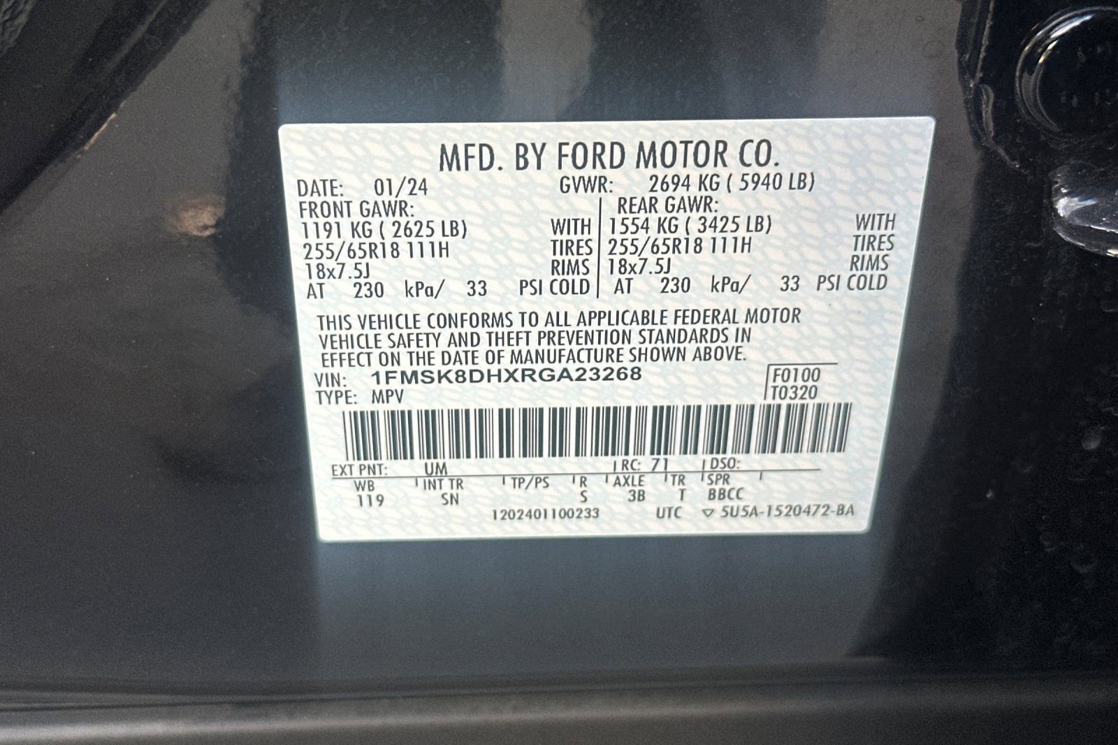 Used 2024 Ford Explorer XLT w/ Equipment Group 202A image 29
