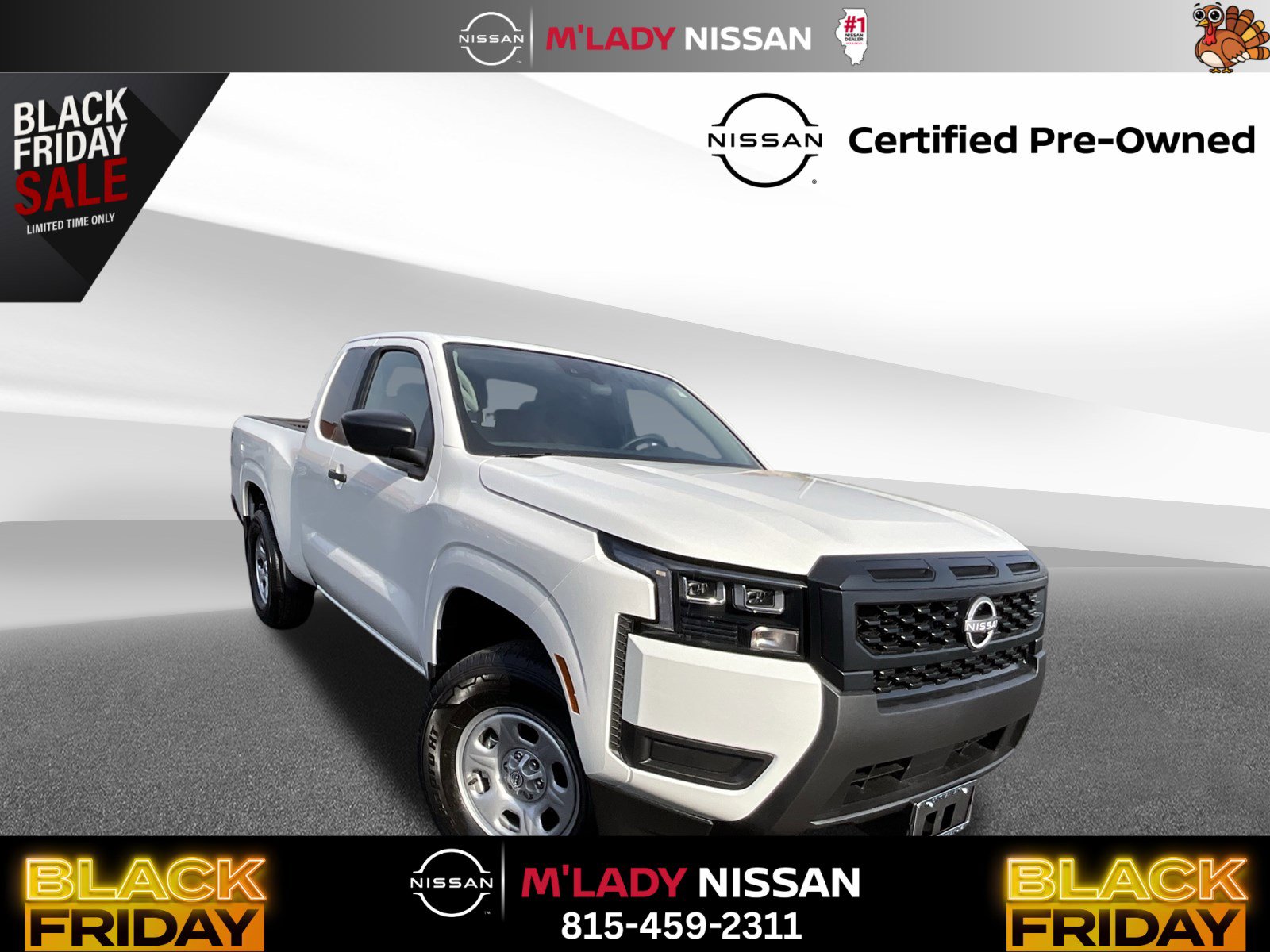 Certified 2026 Nissan Frontier S w/ S Utility Package