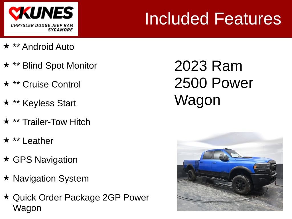 Used 2023 RAM 2500 Power Wagon w/ Level 1 Equipment Group image 4