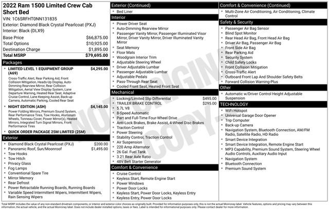 Used 2022 RAM 1500 Limited AWD/4WD image 7
