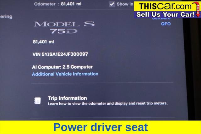 Used 2018 Tesla Model S 75D AWD/4WD image 17