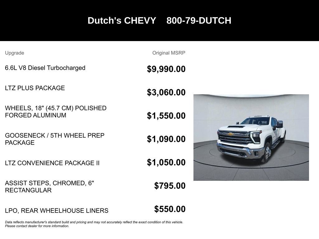 Used 2025 Chevrolet Silverado 3500 LTZ w/ LTZ Plus Package AWD/4WD image 5