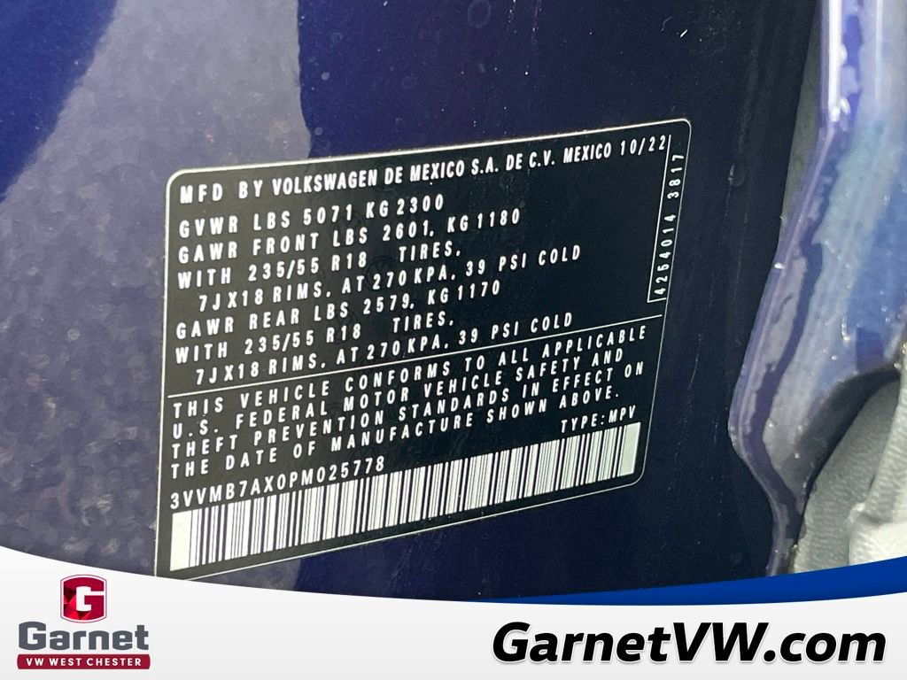 Certified 2023 Volkswagen Tiguan SE w/ Panoramic Sunroof Package image 30