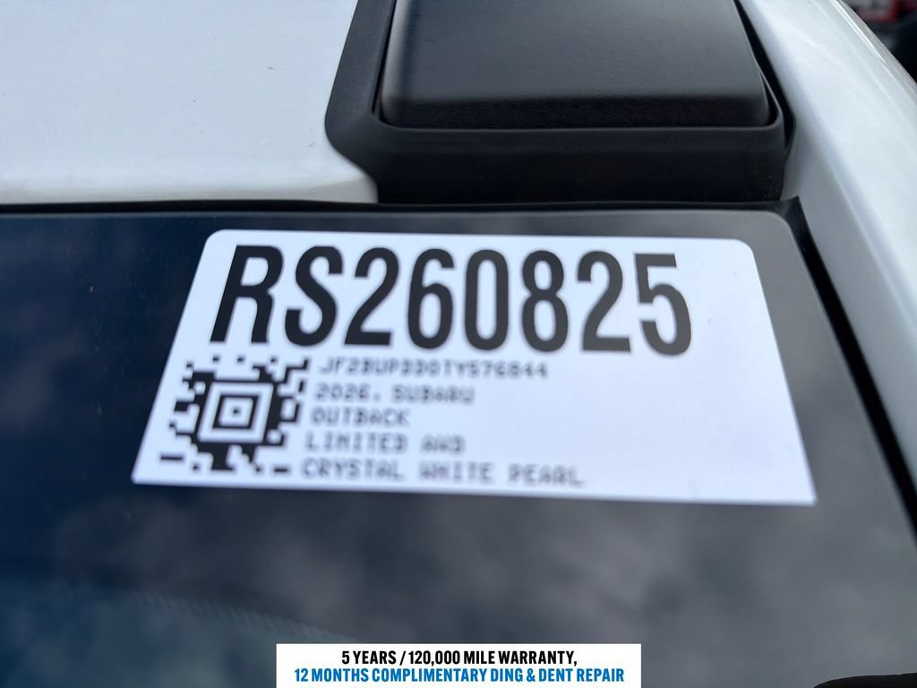 New 2026 Subaru Outback Limited AWD/4WD image 12