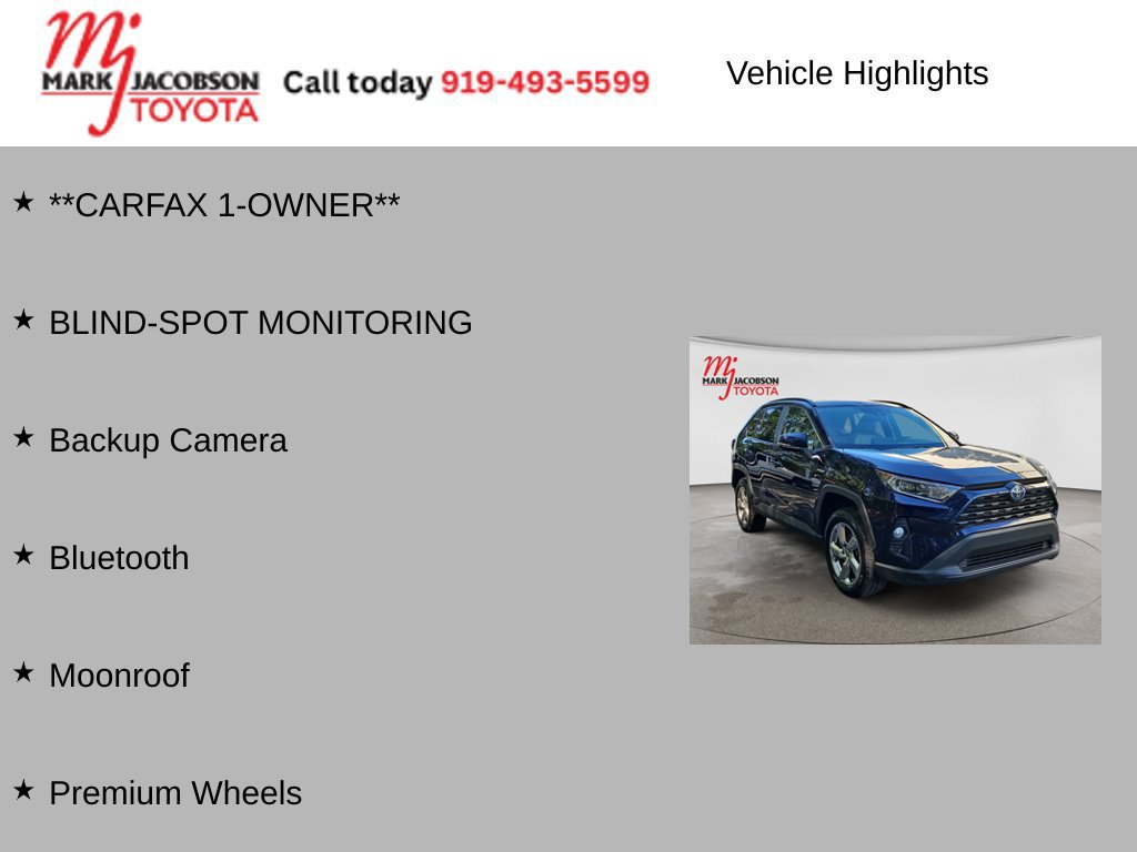 Used 2021 Toyota RAV4 XLE Premium AWD/4WD image 6