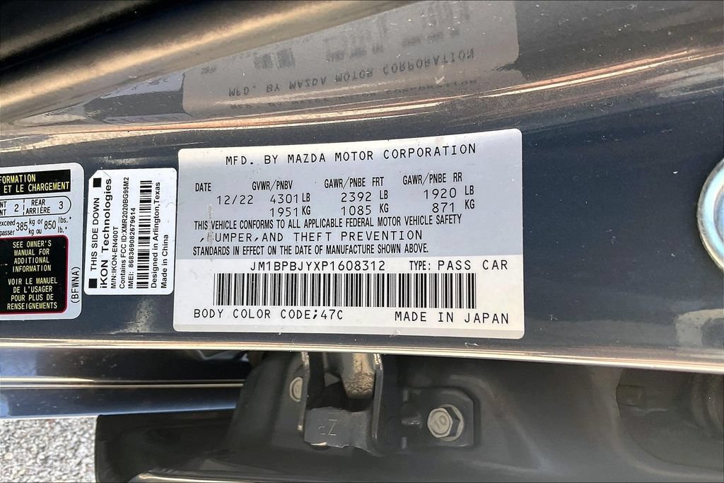 Used 2023 MAZDA MAZDA3 AWD 2.5 Turbo Hatchback image 32