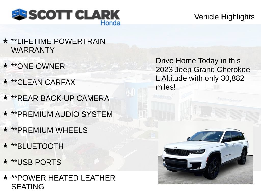 Used 2023 Jeep Grand Cherokee L Laredo RWD image 11