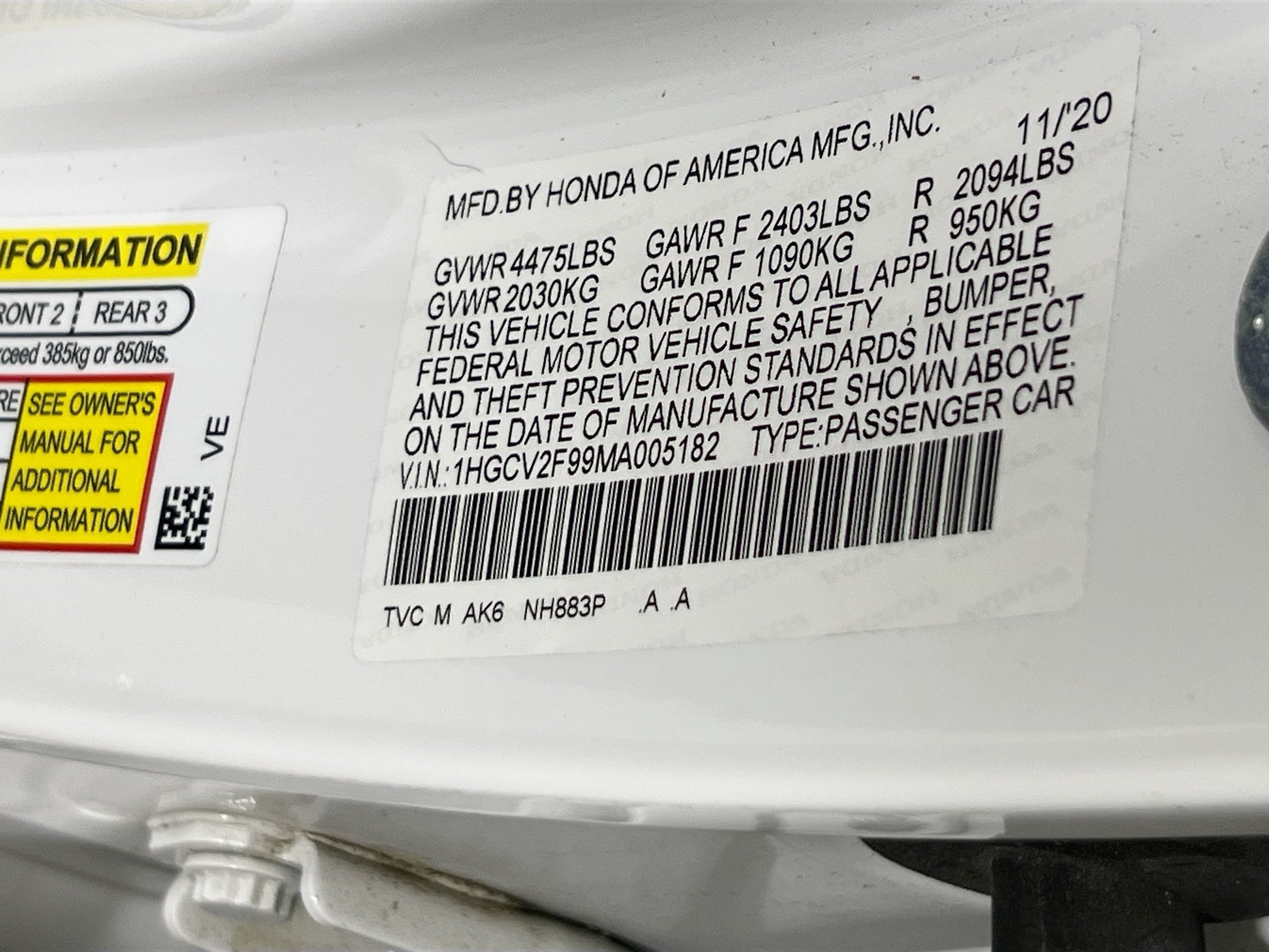 Used 2021 Honda Accord Touring image 32