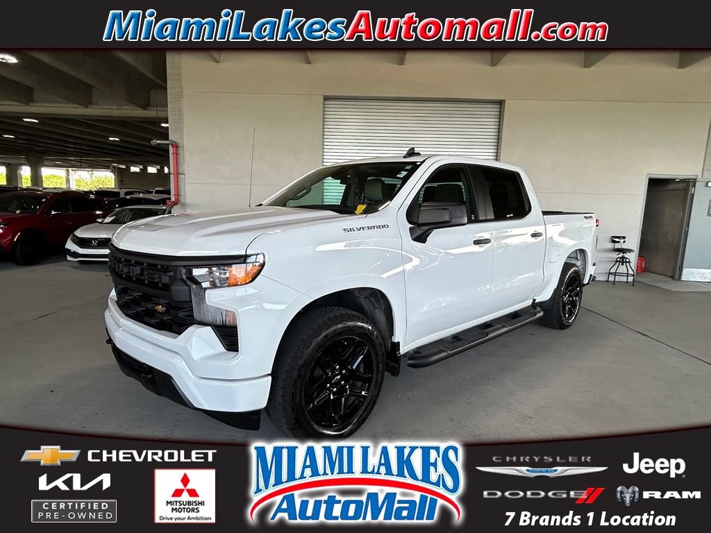 Used 2025 Chevrolet Silverado 1500 Custom w/ Turbomax Blackout Package