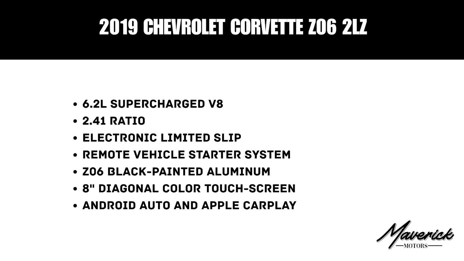 Used 2019 Chevrolet Corvette Z06 image 3