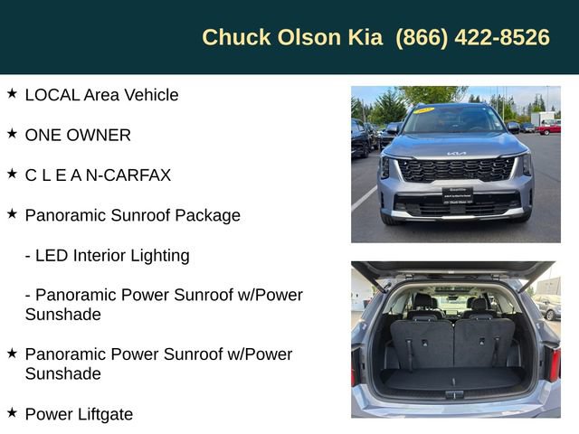 Certified 2025 Kia Sorento EX w/ Panoramic Sunroof Package AWD/4WD image 5