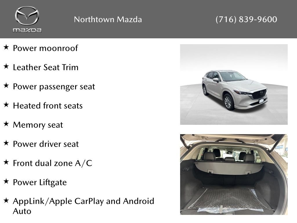 Certified 2025 MAZDA CX-5 AWD 2.5 S w/ Preferred Package image 10