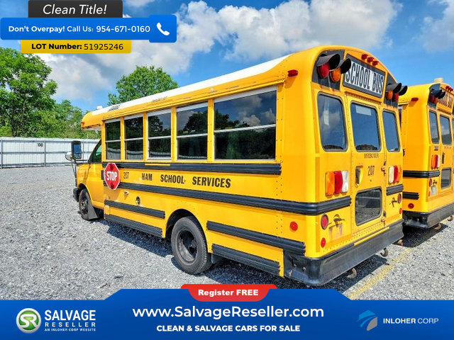 Used 2012 Chevrolet Express 3500 Extended w/ School Bus Package RWD image 4
