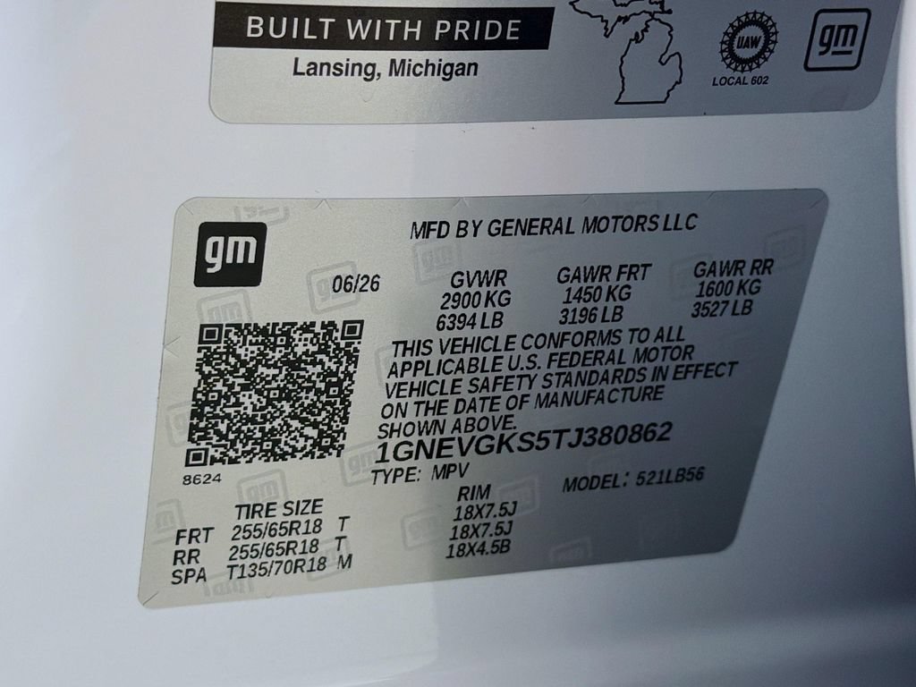 New 2026 Chevrolet Traverse LT w/ LPO, Floor Liner Package AWD/4WD image 28