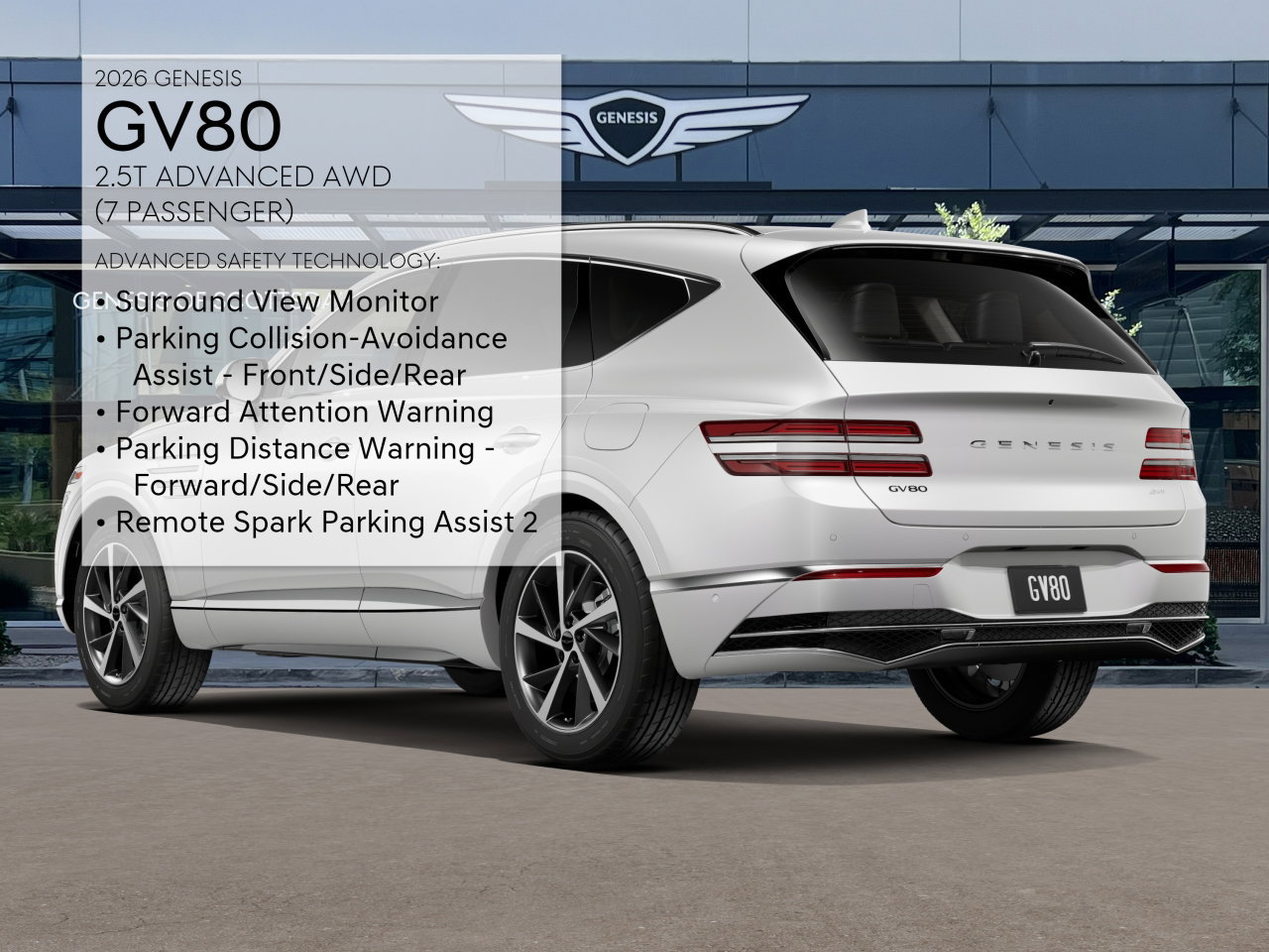 New 2026 Genesis GV80 2.5T Advanced AWD/4WD image 7