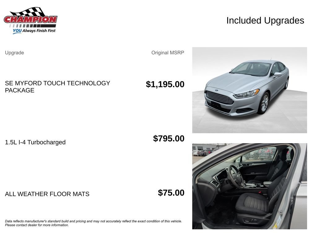 Used 2016 Ford Fusion SE FWD image 4