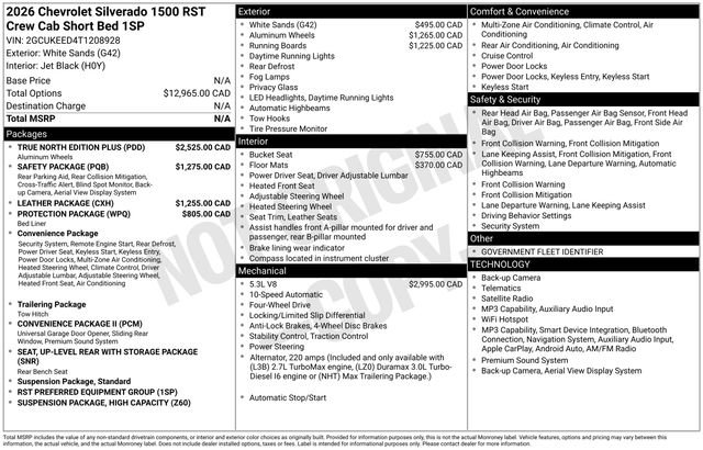 New 2026 Chevrolet Silverado 1500 RST w/ All Star Edition Plus AWD/4WD image 4