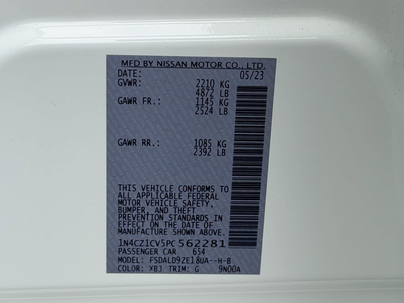 Certified 2023 Nissan Leaf SV Plus FWD image 31