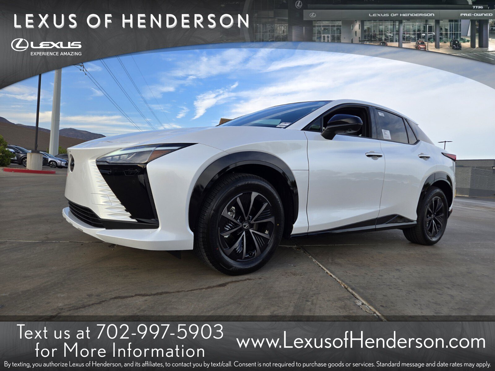 New 2026 Lexus RZ 450e AWD w/ Cold Area Package