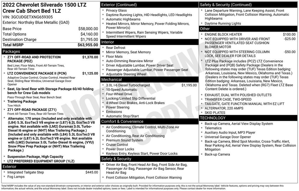 Used 2022 Chevrolet Silverado 1500 LTZ image 5