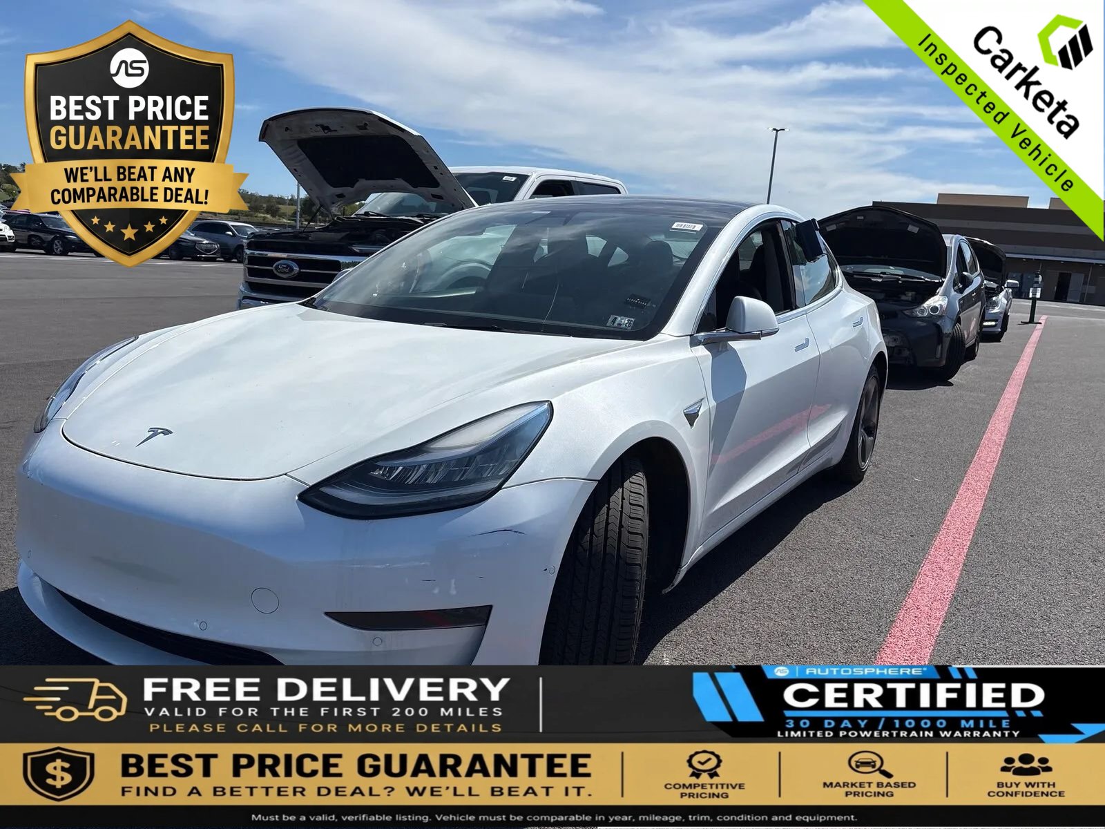 Used 2020 Tesla Model 3 Standard Range Plus RWD image 1