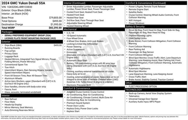 Used 2024 GMC Yukon Denali AWD/4WD image 32