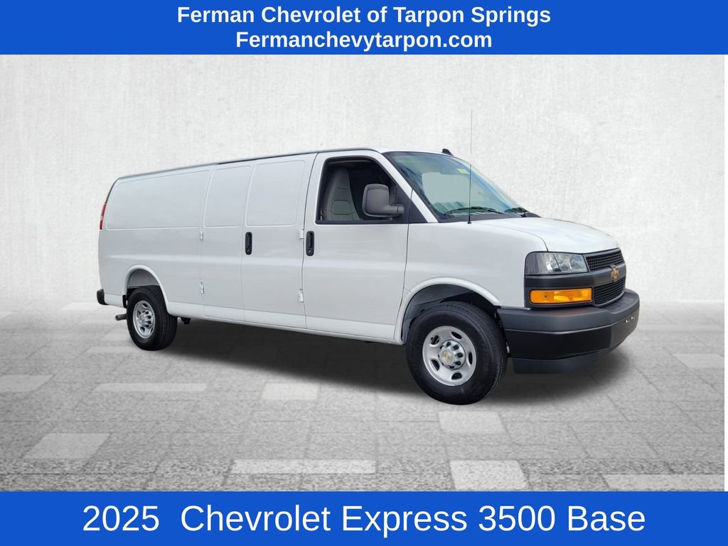 New 2025 Chevrolet Express 3500 Extended w/ Driver Convenience Package RWD image 1