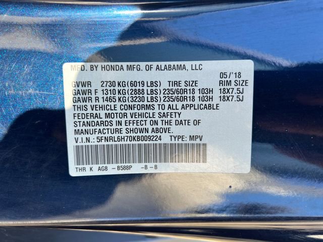 Used 2019 Honda Odyssey EX-L image 18