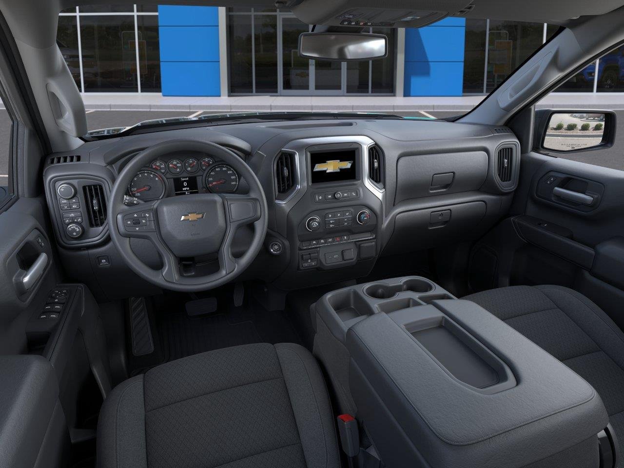 New 2026 Chevrolet Silverado 1500 Custom w/ Turbomax Blackout Package AWD/4WD image 15
