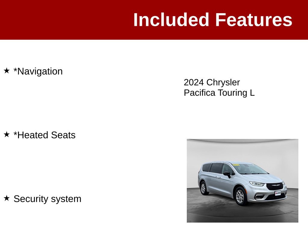 Used 2024 Chrysler Pacifica Touring-L FWD image 3