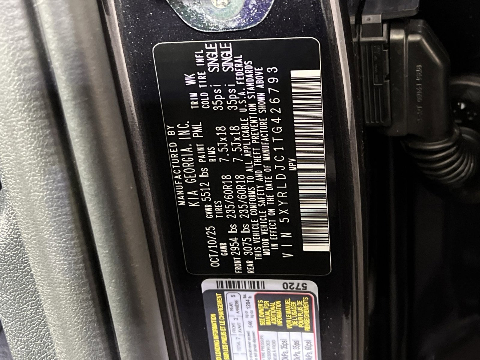 New 2026 Kia Sorento S image 36