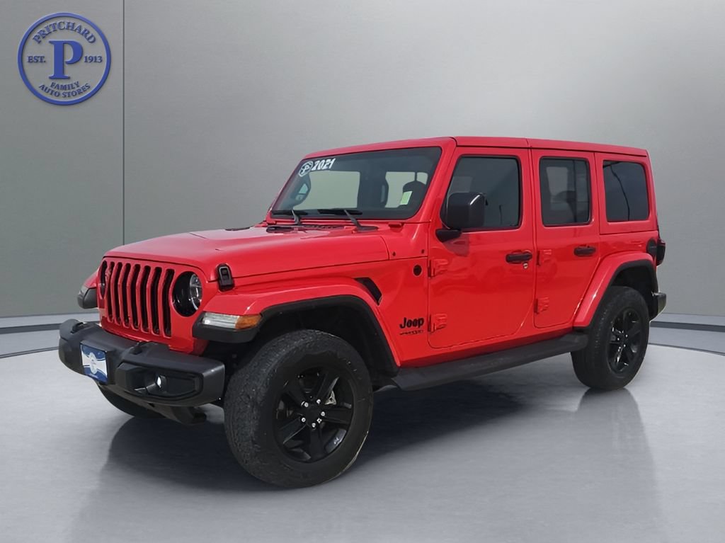 Used 2021 Jeep Wrangler Unlimited Sahara AWD/4WD image 4