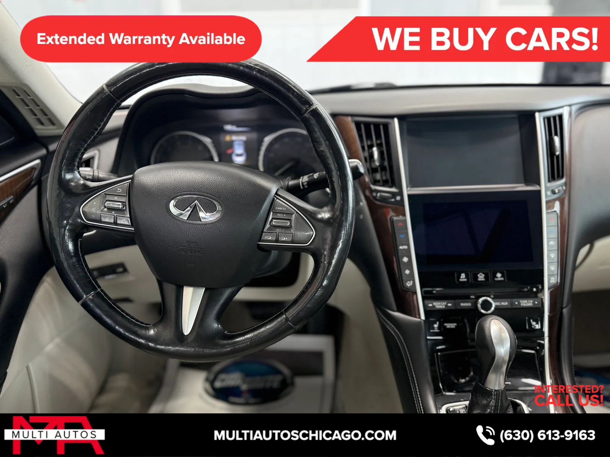 Used 2014 INFINITI Q50 Premium w/ Deluxe Touring Package AWD/4WD image 15