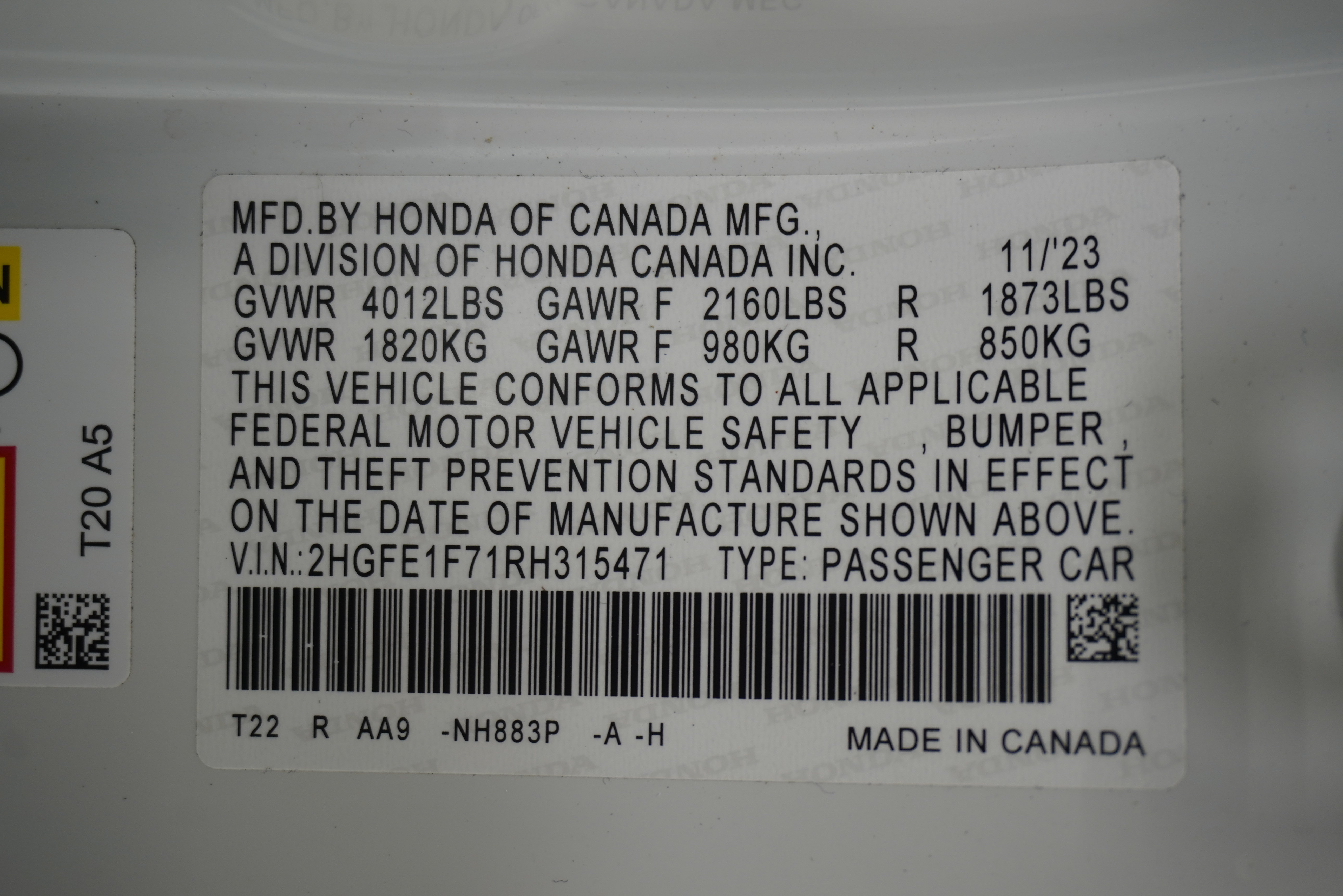 Used 2024 Honda Civic EX image 32