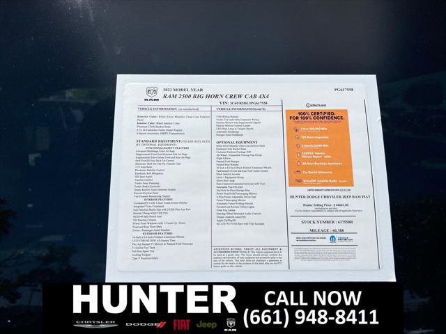 Certified 2023 RAM 2500 Big Horn w/ Night Edition AWD/4WD image 4