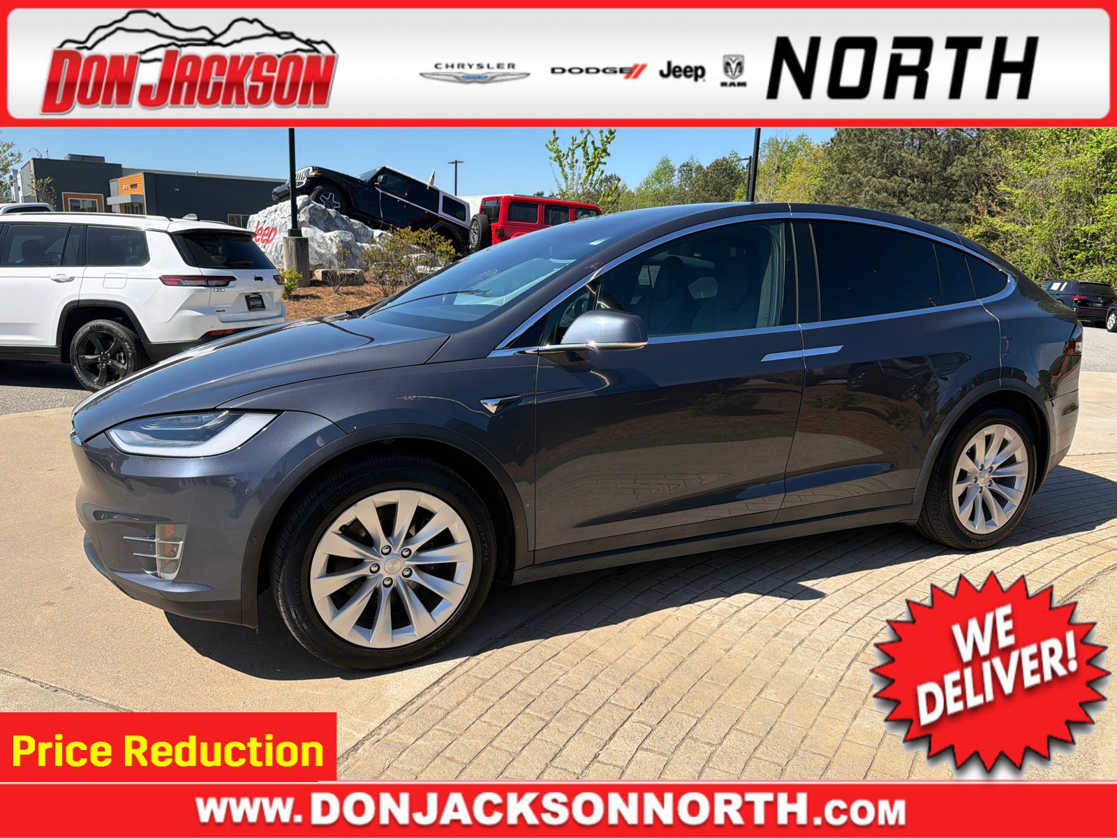 Used 2019 Tesla Model X Long Range AWD/4WD image 1