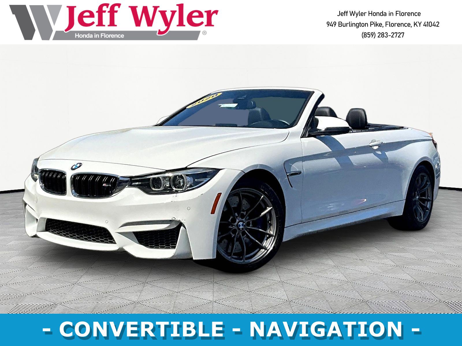 Used 2020 BMW M4 Convertible RWD image 1