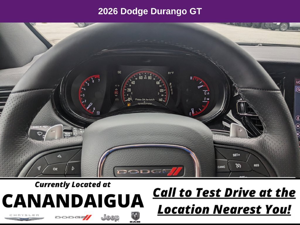 New 2026 Dodge Durango GT w/ Blacktop Package AWD/4WD image 17
