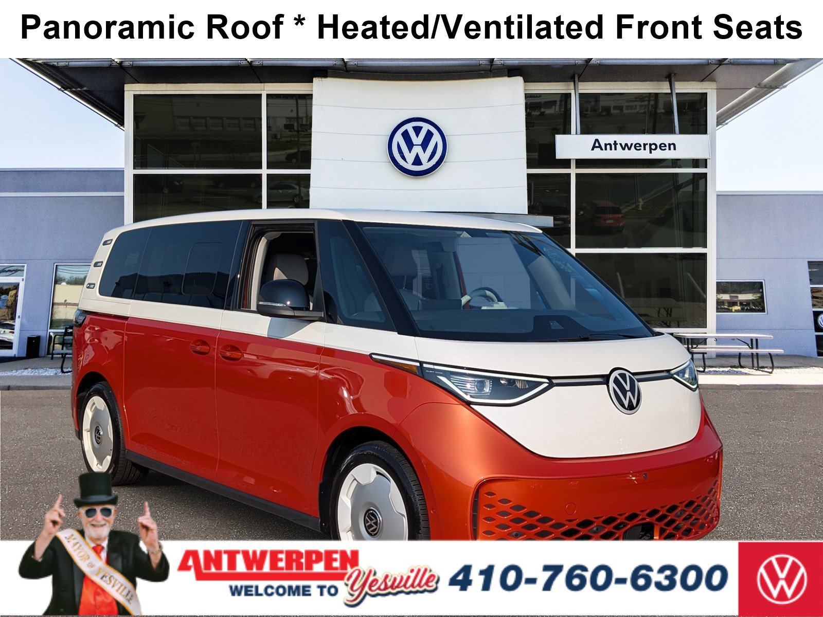 Used 2025 Volkswagen ID. Buzz Pro S Plus w/ Cupholders Package