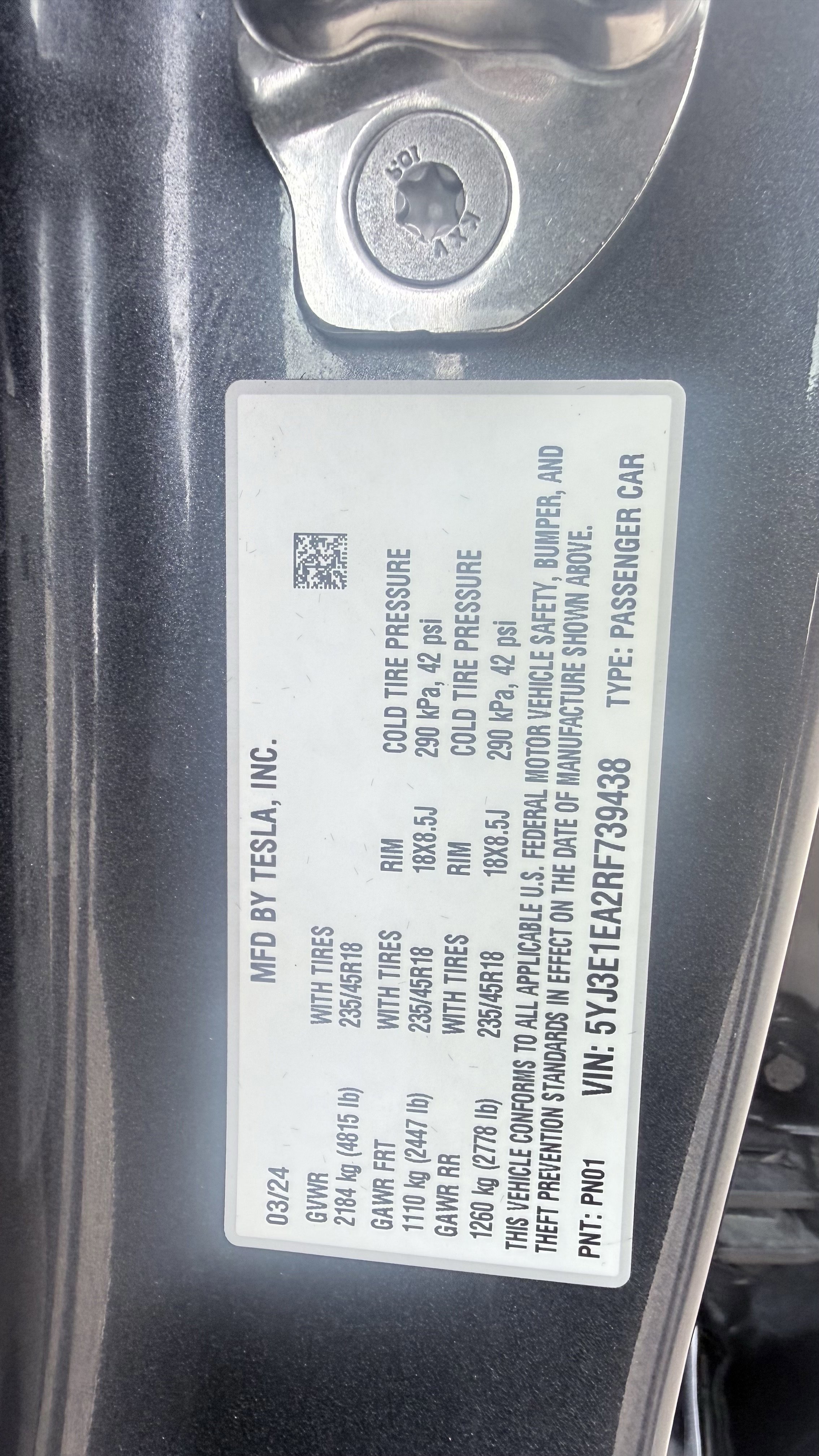 Used 2024 Tesla Model 3 Standard Range RWD image 30