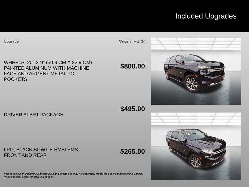 Used 2022 Chevrolet Tahoe LS w/ Driver Alert Package image 4