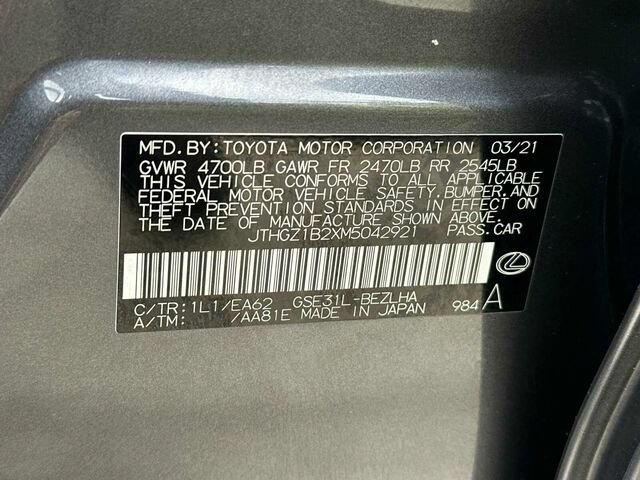 Used 2021 Lexus IS 350 F Sport w/ Accessory Package 2 RWD image 33