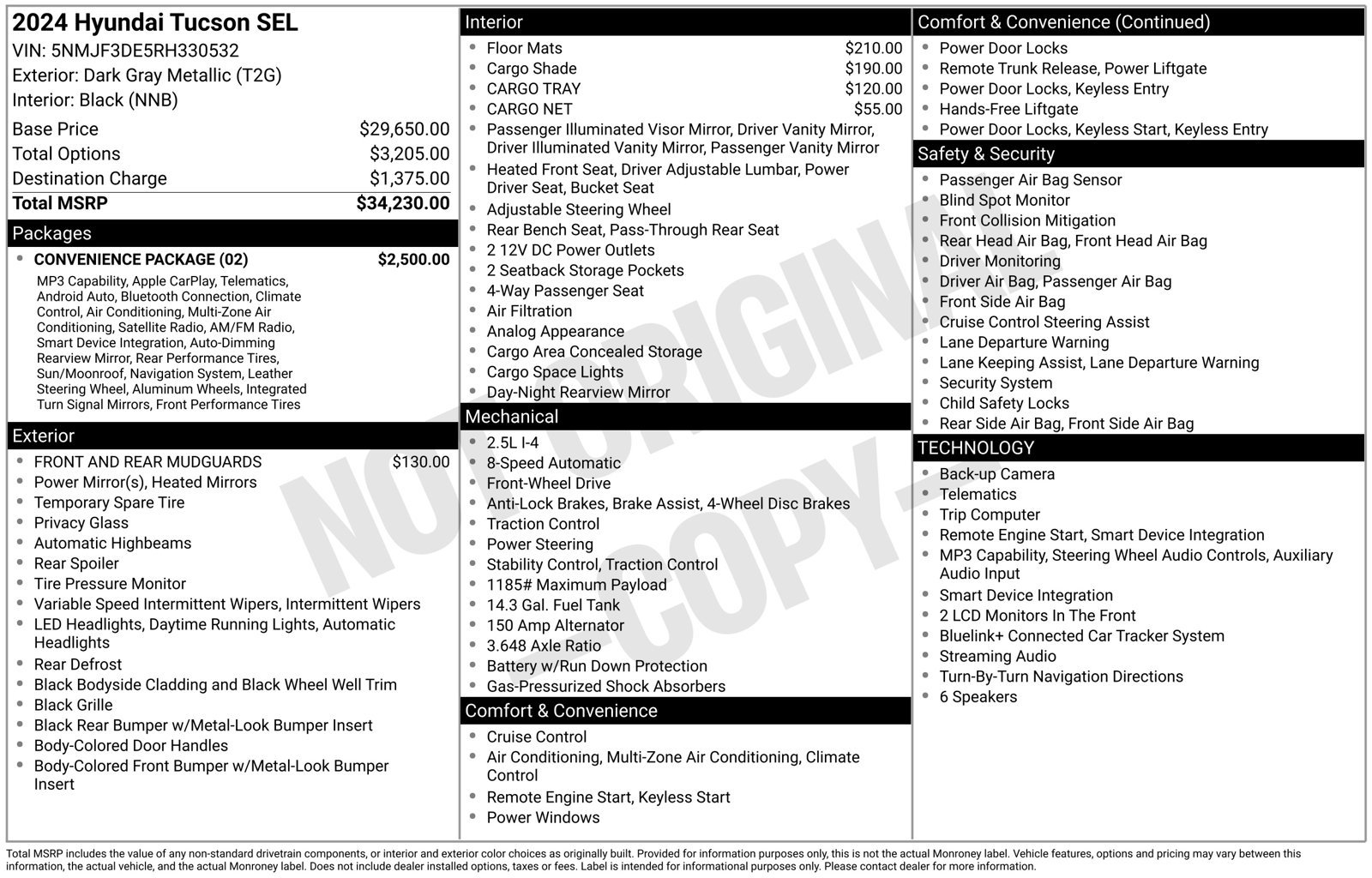 Certified 2024 Hyundai Tucson SEL w/ Convenience Package FWD image 33