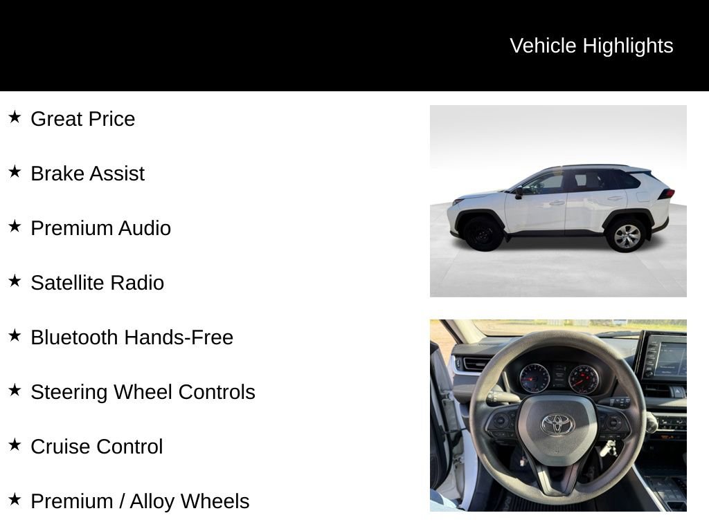 Used 2019 Toyota RAV4 LE w/ All Weather Liner Package AWD/4WD image 2